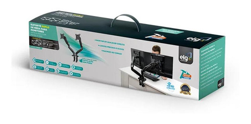 Suporte ELG F160N de mesa para TV/Monitor de 17" até 35" preto
