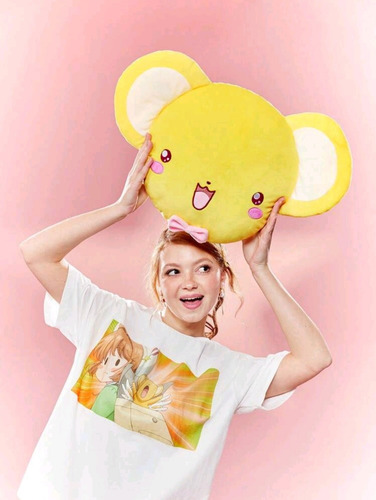 Peluche Almohada Sakura Card Captor Kerberos Kero Anime Amarillo