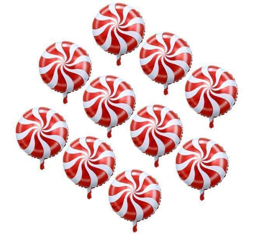 2x10 Piezas Lollypop Candy Foil Globos Boda Fiesta De