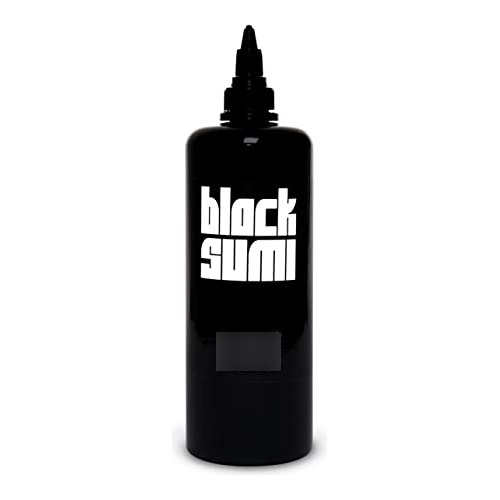 Tinta Profesional Para Tatuajes Intenze Black Sumi 12oz