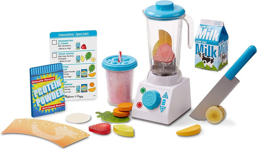 Melissa Amp Doug Smoothie Maker Juego De Batidora Play Food