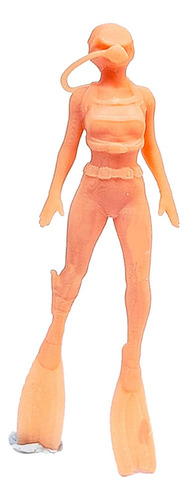 6 X 1/64 Figuritas De Buzo, Figuritas De, Miniatura, A