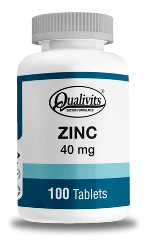 Zinc 40 Mg Qualivits - 100 Tabletas 