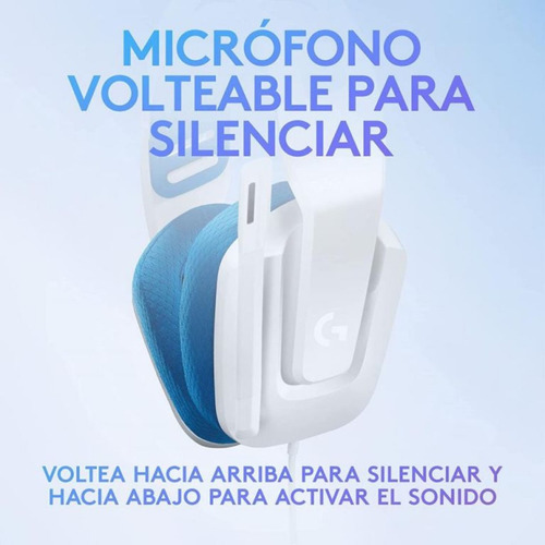 Imagen 2 de 4 de Outlet Auricular Logitech G Series G335 Blanco