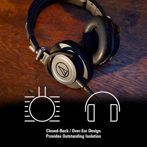 Audífonos Audio-technica Ath-m50x, Con Cable Desmontable