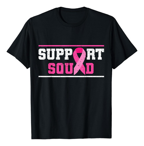 Support Squad - Camiseta Con Lazo Rosa Para Concienciación S