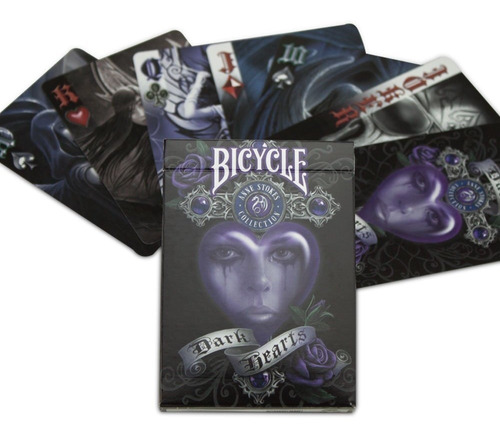 2 Barajas Cartas Poker Bicycle Anne Stokes Dark Hearts