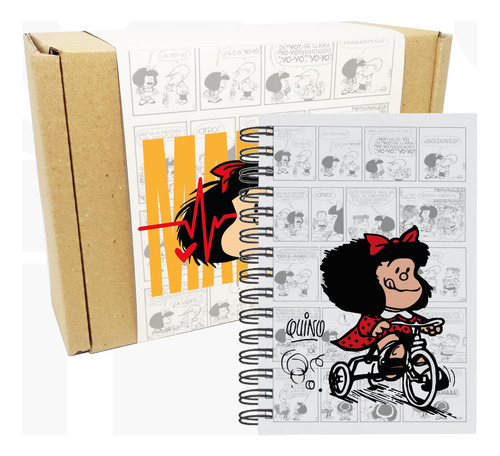 Cuaderno Tipo Agenda Artesanal Mafalda