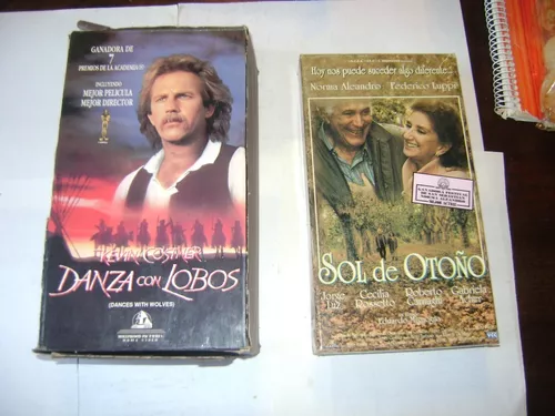 2 Peliculas Vhs Danza Con Lobos Y Sol De Otoño | MercadoLibre