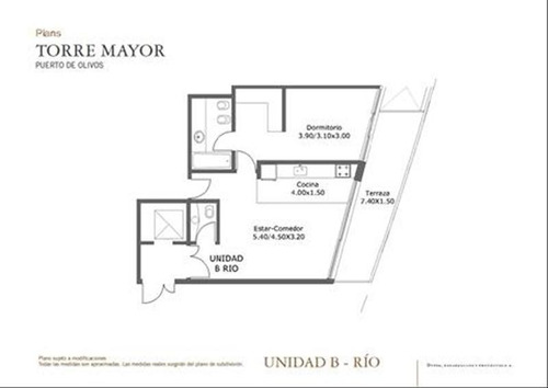 Imagen 9 de 17 de Torre Mayor Rio Confortable Departamento En El Puerto De Olivos.