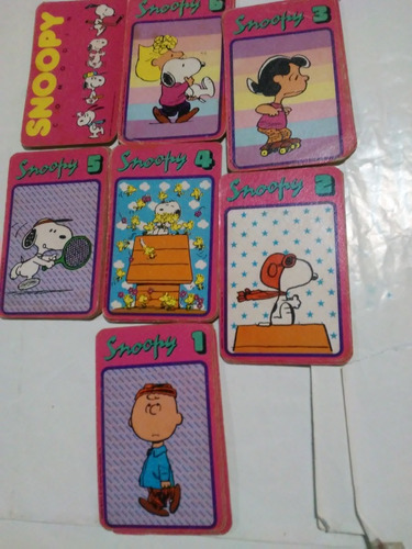 Naipes Snoopy 27 Naipes + 4 Comodines. 