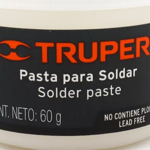 Pasta para soldar 60g petrolato y ácido de cloruro de zinc, PASO-60 19337  Truper