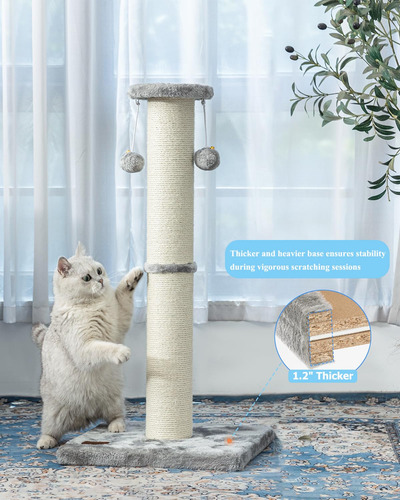 Rascador De Sisal Kilodor Para Gatos, 86 Cm De Alto, Color G