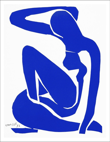 Lamina Fine Art Desnudo Azul Henri Matisse 60x80 Myc