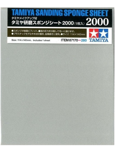 Sanding Sponge Sheet By Tamiya 87170 Esponja Para Lijar 2000