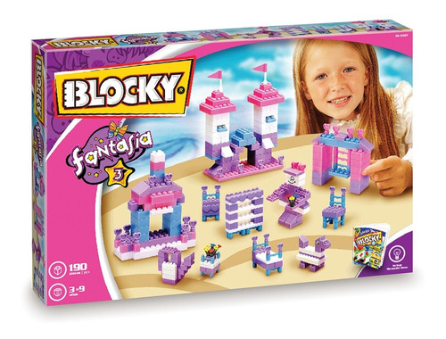 Blocky Bloques Ladrillos Para Armar Nena Blocky Fantasia 3