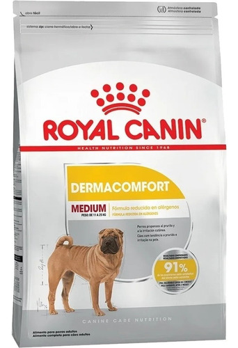 Royal Canin Medium Dermacomfort 10 Kg Mediano Alergia Piel