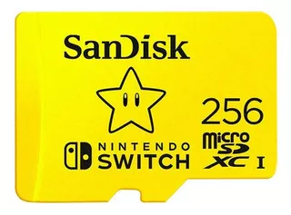 Cartão Memória Microsdxc 256gb Nintendo Switch Sandisk Lite