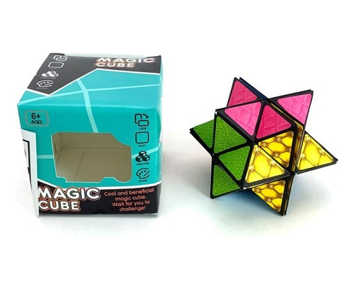 Cubo Mágico Poliedro Estrella, En Caja Medida: 5x5cm