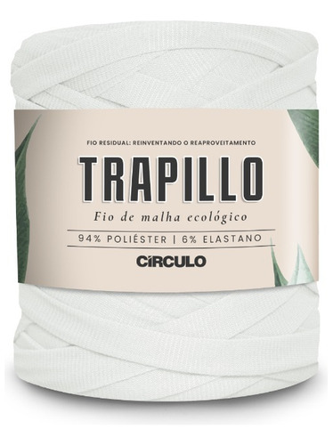 Fio De Malha Trapillo Residual Ecologico - Circulo Cor 7684 - PORCELANA