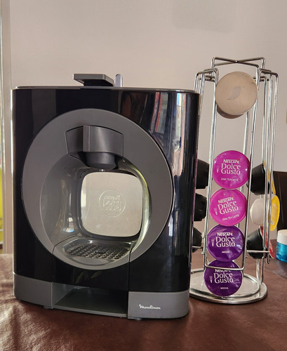Cafetera Nescafé Moulinex Dolce Gusto Oblo Portacapsulas Ref Negro (Usado)