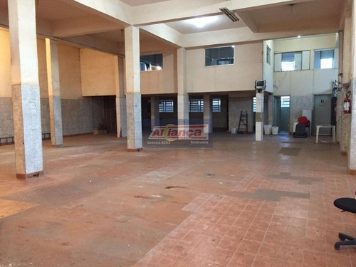 Salão Para Alugar, 550 M² Por R$ 7.000/mês - Vila Augusta - Guarulhos/sp - Cód. Sl0576 - Ai13862
