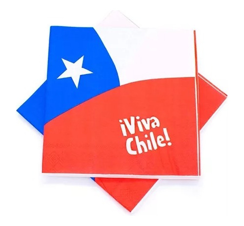 Servilletas Fiestas Patrias Con Diseños De Festividad Chile