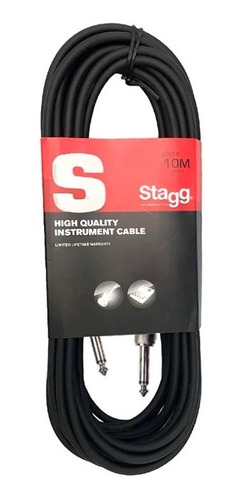 Cable Plug  - Plug Stagg Sgc10 1/4 Mono De 10 Metros