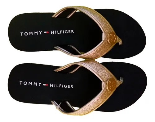 Sandalias Tommy Hilfiger, Doradas, Para Dama | gratis