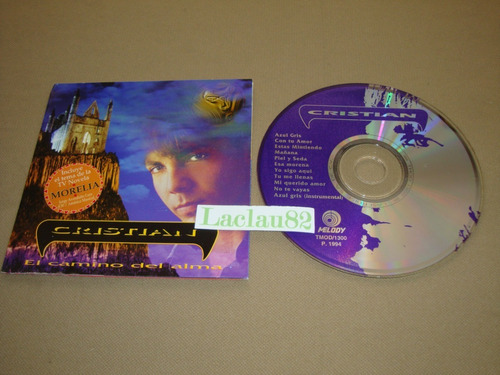 Cristian Castro El Camino Del Alma 1994 Melody Cd + Morelia 