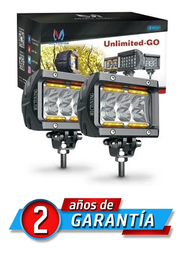 Par Faros Duallys Led Mictuning Unlimited-go K1 Utv Jeep 