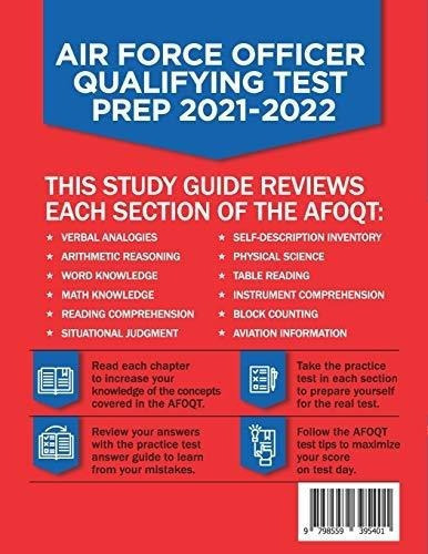 Afoqt Study Guide Air Force Officer Qualifying Test., De Academy, Military Prep. Editorial Independently Published En Inglés