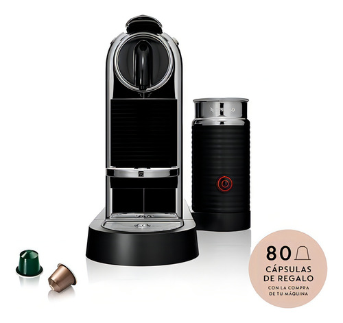 Cafetera Nespresso Citiz & Milk 14 cápsulas