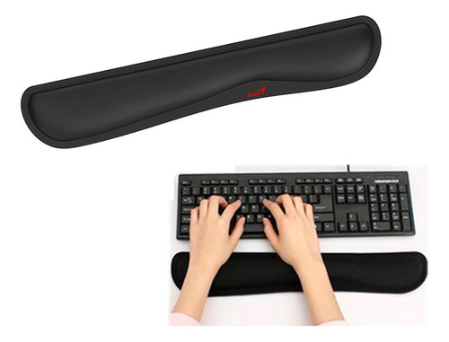Reposamuñecas Genius G-wp100 Keyboard Pad Negro