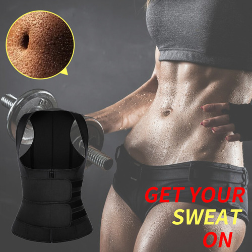 Corsé De Cintura Para Mujer, Chaleco Con Cremallera, De Neop
