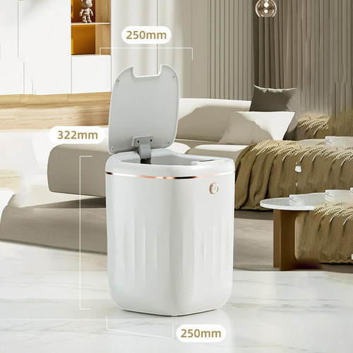 Cubo De Basura Inteligente Con Sensor De Movimiento Para