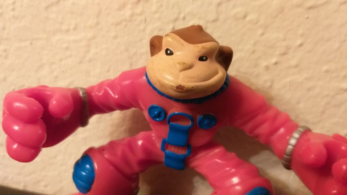 Figura Rescue Heroes, Mono Astronauta, Mattel 1999 (Usado)