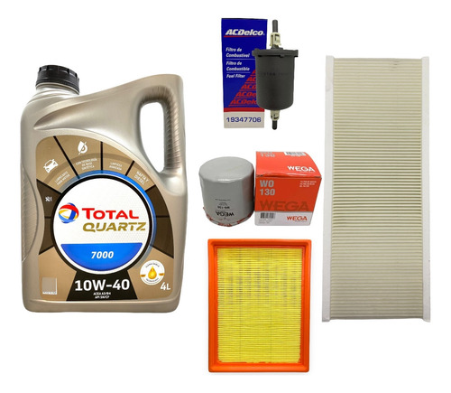 Kit Service Filtros Corsa + Aceite Total Corsa Agile Classic