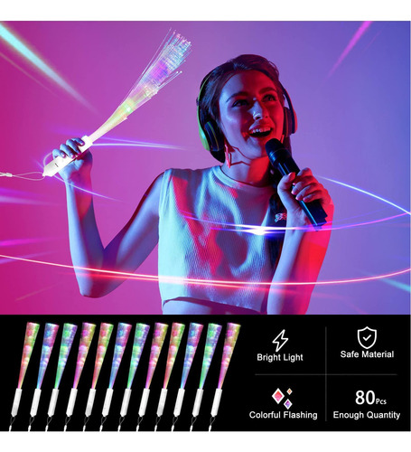 De Fibra Óptica Led De Luces De Fibra Óptica De 12 Pi