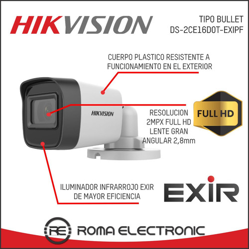 Hikvision Dvr 1080p Lite 16 Camaras Bullet Exterior Ip66 Balun Disco Purple 2tb Cable Utp Balun Fuente Y Fichas
