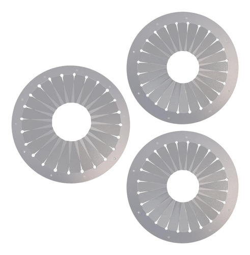 3x Rosette Maker Rosette Maker Plantilla Hobby Art Diy