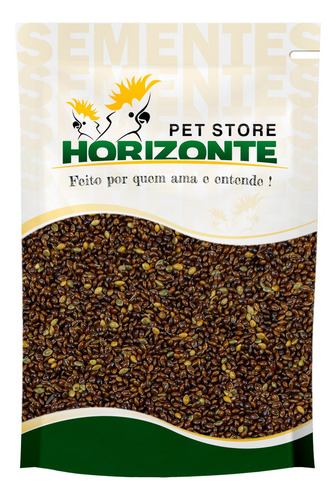 Painço Preto 2kg Horizonte Semente Limpa Para Pássaros
