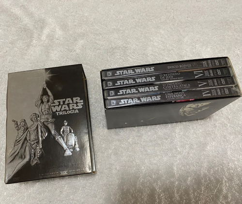 Imagem 2 de 3 de Box Dvd - Star Wars (episódios 4, 5 E 6) + Disco Bonus