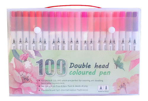 Marcadores De Pluma De Acuarela De 100 Colores Para Dibujar