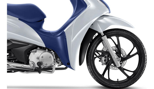 Imagem 10 de 14 de Honda Biz 125 2022 - Branco E Azul