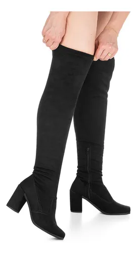 Mercado livre hotsell bota over knee
