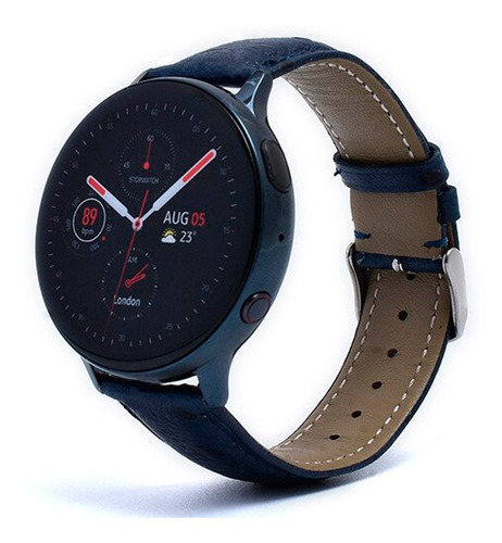 Correa Piel Avestruz Para Samsung Galaxy Watch Active 2 44mm