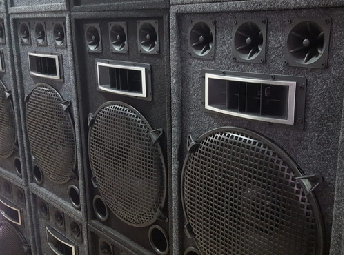 Imagen 2 de 10 de Bafle 15 Profesional 3 Vias 450w Bornera Manija