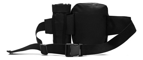 Morral Tactico Con Porta Botella Wanderlust Negro