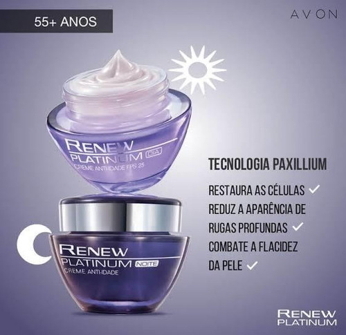 Promoção Kit Renew Platinum Dia E Noite 50g Cada | Parcelamento sem juros Promoção Kit Renew Platinum Dia E Noite 50g Cada | Parcelamento sem juros
